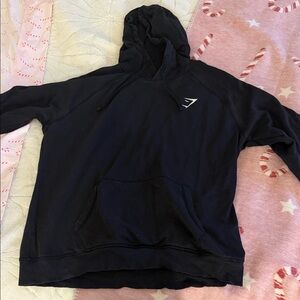 Men's Black gymshark Hoodie
